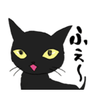 黒猫で会話（個別スタンプ：32）