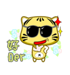 Cute striped cat. CAT166（個別スタンプ：3）