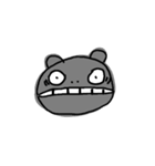 Clumsy hippo facial expression map（個別スタンプ：17）