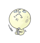 The Moon with footprint（個別スタンプ：14）