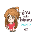 PAPER my name is khaw fang e（個別スタンプ：5）