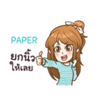 PAPER my name is khaw fang e（個別スタンプ：19）