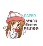 PAPER my name is khaw fang e（個別スタンプ：31）