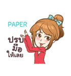 PAPER my name is khaw fang e（個別スタンプ：32）