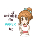 PAPER my name is khaw fang e（個別スタンプ：33）