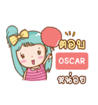 OSCAR bright girl e（個別スタンプ：4）