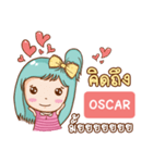 OSCAR bright girl e（個別スタンプ：5）