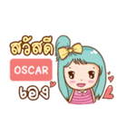 OSCAR bright girl e（個別スタンプ：6）