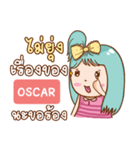 OSCAR bright girl e（個別スタンプ：8）