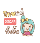 OSCAR bright girl e（個別スタンプ：11）