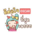 OSCAR bright girl e（個別スタンプ：12）