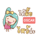 OSCAR bright girl e（個別スタンプ：13）