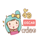 OSCAR bright girl e（個別スタンプ：14）