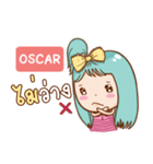 OSCAR bright girl e（個別スタンプ：15）