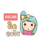 OSCAR bright girl e（個別スタンプ：16）