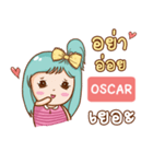 OSCAR bright girl e（個別スタンプ：17）