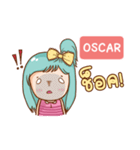 OSCAR bright girl e（個別スタンプ：18）