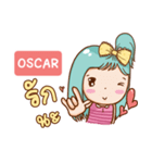 OSCAR bright girl e（個別スタンプ：19）