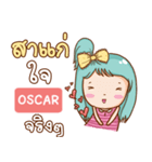 OSCAR bright girl e（個別スタンプ：22）