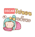 OSCAR bright girl e（個別スタンプ：25）