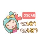 OSCAR bright girl e（個別スタンプ：31）