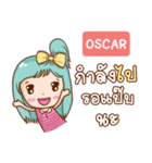 OSCAR bright girl e（個別スタンプ：34）