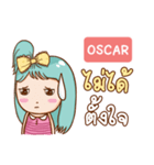 OSCAR bright girl e（個別スタンプ：37）