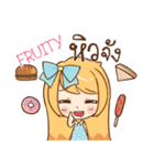 FRUITY cute cute e（個別スタンプ：7）