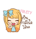 FRUITY cute cute e（個別スタンプ：11）