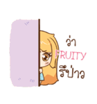 FRUITY cute cute e（個別スタンプ：14）