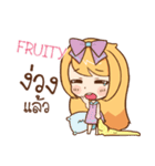 FRUITY cute cute e（個別スタンプ：15）