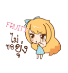 FRUITY cute cute e（個別スタンプ：22）