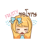 FRUITY cute cute e（個別スタンプ：23）