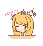 FRUITY cute cute e（個別スタンプ：40）