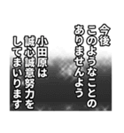 小田原さん名前ナレーション（個別スタンプ：33）