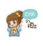 CHA cookie-yes sir！！ e（個別スタンプ：7）