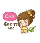 CHA cookie-yes sir！！ e（個別スタンプ：16）