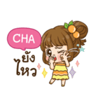 CHA cookie-yes sir！！ e（個別スタンプ：20）