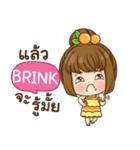 BRINK cookie-yes sir！！ e（個別スタンプ：6）