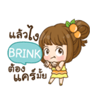 BRINK cookie-yes sir！！ e（個別スタンプ：9）