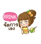 BRINK cookie-yes sir！！ e（個別スタンプ：16）