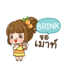 BRINK cookie-yes sir！！ e（個別スタンプ：31）