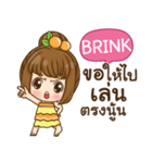 BRINK cookie-yes sir！！ e（個別スタンプ：34）