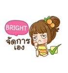 BRIGHT cookie-yes sir！！ e（個別スタンプ：16）