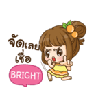 BRIGHT cookie-yes sir！！ e（個別スタンプ：30）