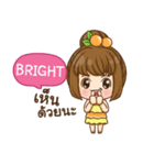 BRIGHT cookie-yes sir！！ e（個別スタンプ：38）