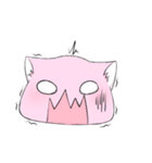 Pink Cat The MoJi（個別スタンプ：16）