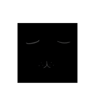 角が立っている ブラックイエロー ネコ（個別スタンプ：20）