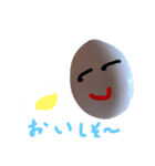 可愛い卵ちゃん（個別スタンプ：3）