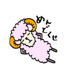 カラフルな可愛い羊のスタンプ（個別スタンプ：16）